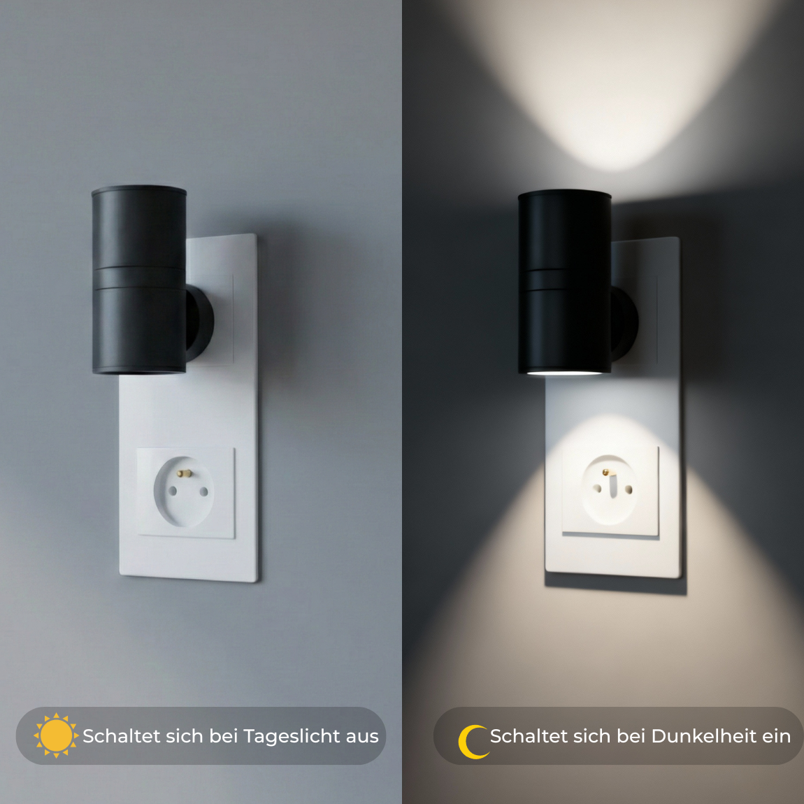 LysaLED® | Steckdosen-Wandleuchte