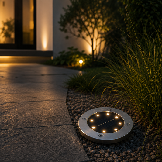 Solar Bodenleuchten für Gartenwege & Einfahrten