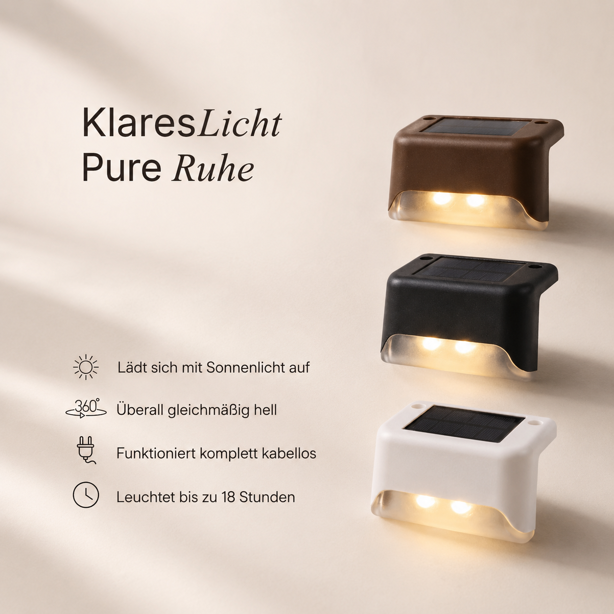 SolarGlow® | Nachhaltige Beleuchtung für Garten und Innenbereich
